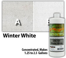 Professional Easy To Apply Water Based Concrete Stain - Winter White