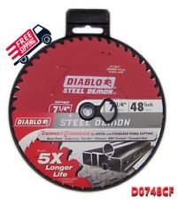 Diablo D0748cf 7-14-inch X 48-tooth Steel Demon Metal Cutting Saw Blade