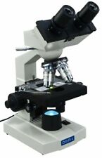 Omax 40x-2000x Binocular Lab Compound Led Biological Microscope Mechanical Stage