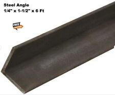 Steel Angle Iron 14 X 1-12 X 6 Ft. Hot Rolled Carbon Steel 90 Stock Mill