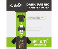 Koala Dark Iron-on T-shirt Transfer Paper For Inkjet Cricut 8.5 X11 10 Sheets
