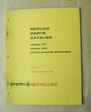 New Holland 301 303 Liquid Manure Spreader Service Parts Catalog Manual