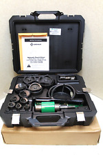 Greenlee 7310sb Hydraulic Knockout Set W Brand New Plastic Case 100 Tested