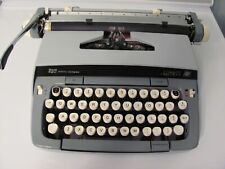 Vintage Smith Corona Scm Galaxie 12 Deluxe Manual Typewriter Wcase -2tone Gray