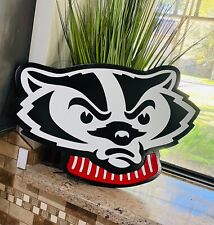 20 Wisconsin Badgers 3d Sign Layered Madison Football