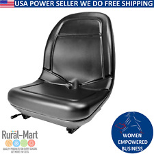 Tractor Seat Universal Skid-steer Adjustable Seat Black