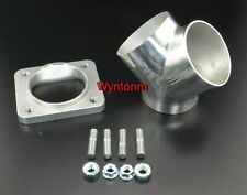 T4 Undivided Inlet To 3 Stainless Steel Weld Adapter W 3 Y Ss Pipe Stud Nut