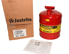 New Justrite 7150100 Jus-7150100 5 Gallon Type 1 Red Safety Can