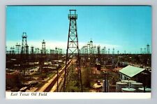 East Texas Tx-texas East Texas Oilfield Rigs Vintage Postcard