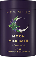 Cleansing Sage Moon Milk Bath Soak - Lavender Chamomile - Moisturize Soften Sk