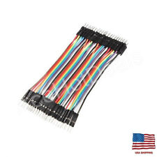 40pcs 10cm Male To Female Dupont Wire Jumper Cable For Arduino Breadboard