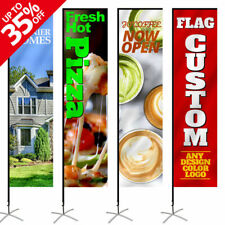 Anley Custom Rectangle Feather Flags Swooper Advertising Banners Flags