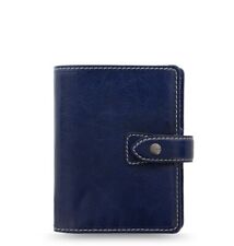 Filofax Pocket Size Malden Organizer- Navy Color Leather 028615