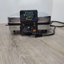 Toastmaster Family Waffle Maker Grill Griddle Reverse Plate Grill 274