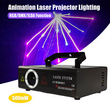 500mw Rgb Dmx Ilda Sd Card 3d Animation Scan Dj Show Stage Projector Laser Light