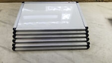 Lot Of 6 Viz-pro Magnetic Whiteboard Dry Erase Board 18 X 12 In