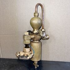 Antique Detroit Hydrostatic 13pt Brass Lubricator Hit Miss Steam Engine Parts