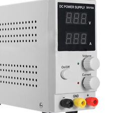 Variable Adjustable Lab Dc Bench Power Supply 0-30v 0-10a Wdigital Display Usa