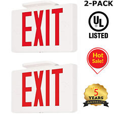 Led Exit Sign Emergency Exit Light With Battery Backup Double Face Ul 924
