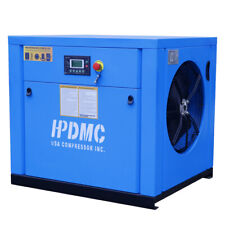 Hpdmc 1phase 3phase 20hp 230v Variable Speed 81cfm Rotary Screw Air Compressor