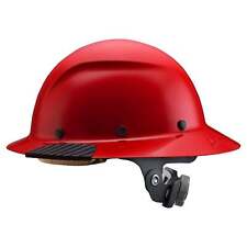 Lift Safety Dax Fiber Resin Full Brim Hard Hat Red Hdf-20rg New Blemished