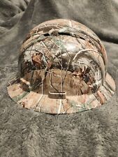 Camo Tree Full Brim Hard Hat With With Fas-trac Suspension With Air Flow Vents