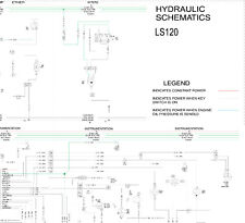 New Holland Skid Steer Track Loader Ls120 Hydraulic Schematic Manual Diagram