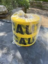 2 Rolls Caution Premium Yellow Tape 3 Inch X 1000 Feet By Ateret