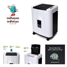 120-sheet Auto Feed High Security Micro-cut Paper Shredder 30 Minutes White...