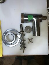 Hobart-style 22 Head Meat Grinder Mixer Attachment Complete - Fair Condition
