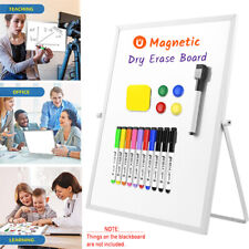 Dry Erase Board Magnetic Double Sided Whiteboard Office School Aluminium Frame