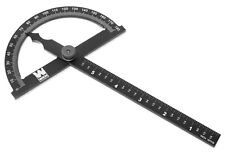 Wen Me512p Adjustable Aluminum Protractor Angle Gauge With Laser Etched Scale