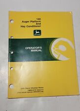 John Deere 140 Auger Platform Hay Conditioner Operators Manual