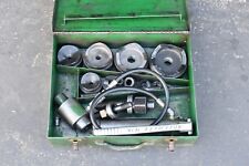Greenlee 7310 Ram And Hand Pump Hydraulic Driver Kit With 10 Conduit Sized Punch