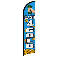 We Buy Gold Windless Advertising Swooper Flag Cash For Jewelery