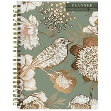 2024 Birds Floral Medium Weekly Monthly Planner