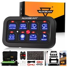 Auxbeam 8 Gang Switch Panel On-off Led Switch Panel Circuit Control Relay System