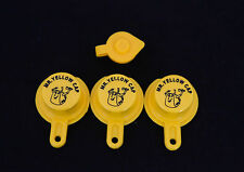 3x Blitz Yellow Spout Caps For Gas Can Spouts 900302 900092 900094 - Free Vent