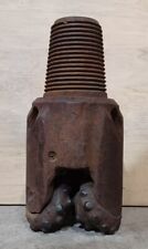 Vintage Large Tri Cone Drill Bit Tool Oil Gas Water Well Drilling 11x6 35 Lbs.