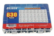 Bojack 24value 630pcs Aluminum Electrolytic Capacitor Assortment Box Kit Range