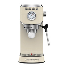 Casabrews Compact 20-bar Espresso Machine With Stainless Steel Milk Frother