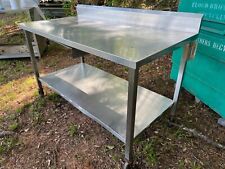 Boston Metal 60 X 30 Commercial Stainless Steel Work Prep Table On Casters Nsf