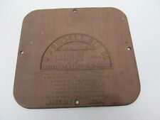 W.m. Cissell Mfg Sleeve Finisher Machine Faceplate Cover End Sf-12a Vtg