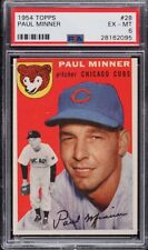 1954 Topps Baseball Paul Minner 28 Psa 6