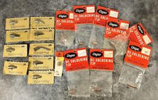 Vintage Unger Imperial Soldering And Desoldering Tips Parts - 18 Piece Lot -new