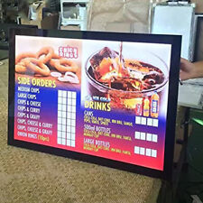 A1a2a3a4 Advertising Display Sign Led Restaurant Light Box Led Menu Board