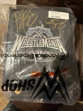 Wrestlemania 40 Turnbuckle Autograph Signed Reigns Rhodes Wwe Superstore 2940