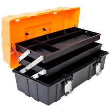 17 Plastic Tool Box 3-tiers Multi-function Storage Portable Toolbox