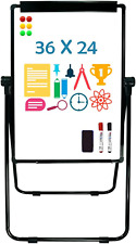 White Board Easel Office Portable Dry Erase Boards With Stand Flipchart Easel H