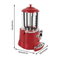 10l Commercial Hot Chocolate Maker Machine Chocolate Dispenser Warm Heater New